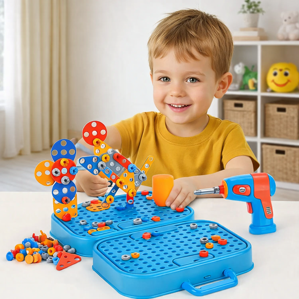 DinoWerkstatt Junior – Schraub- & Baukasten