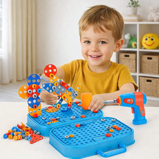 DinoWerkstatt Junior – Schraub- & Baukasten