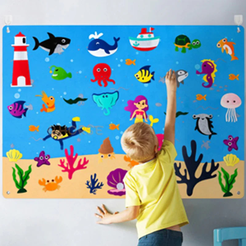 StoryFelt Abenteuerwand – Interaktives Filz-Storyboard