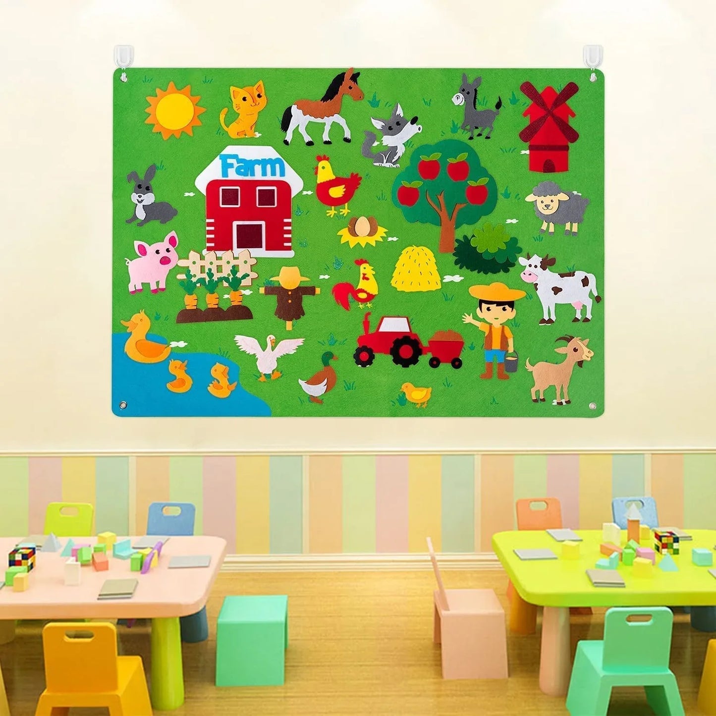 StoryFelt Abenteuerwand – Interaktives Filz-Storyboard