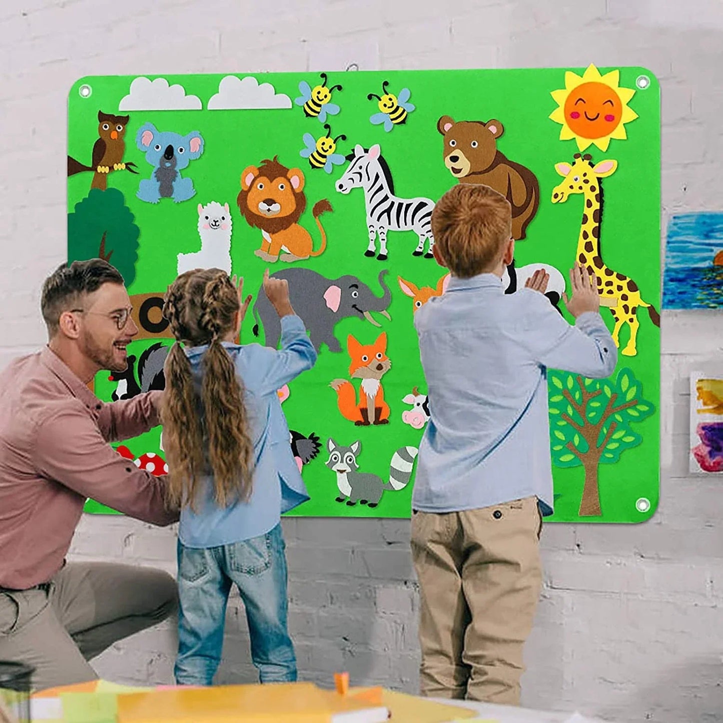 StoryFelt Abenteuerwand – Interaktives Filz-Storyboard