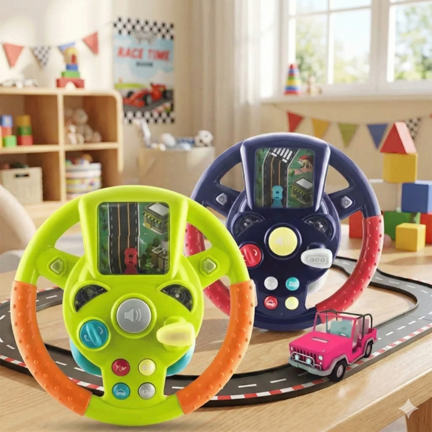DriveJoy Mini-Lenkrad – Spielerisch fahren und lernen