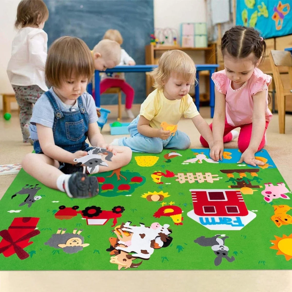 Fantasiewelten aus Filz – Kreative Spielmatten
