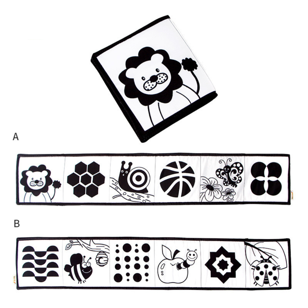 SehWunder Babybuch – Kontrastreiches Montessori Erlebnis