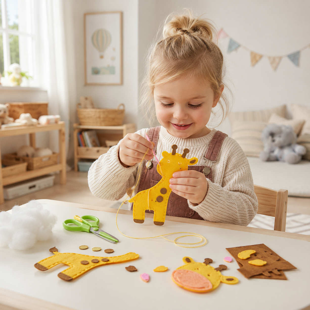 FeltFriends Nähset – Kreatives DIY Filztier Bastelset für Kinder