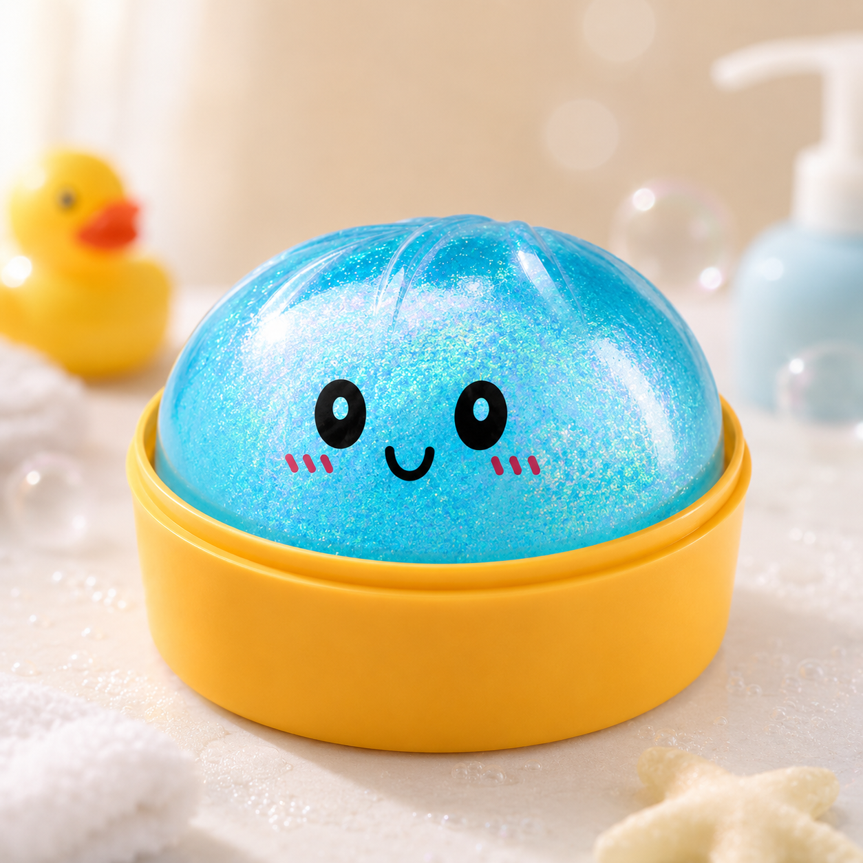 Glitter Dumpling Squishy – Funkelndes Anti-Stress Spielzeug