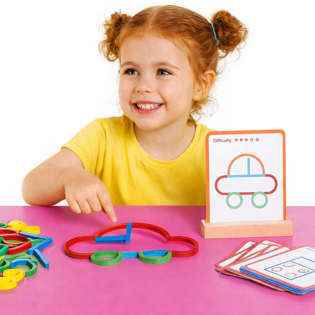FormenWald Steckspiel – Montessori Lernpuzzle