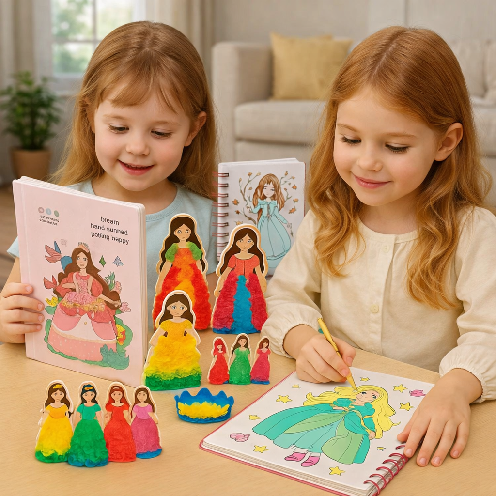 GlitzerTraum Atelier – Kreativbuch für kleine Prinzessinnen