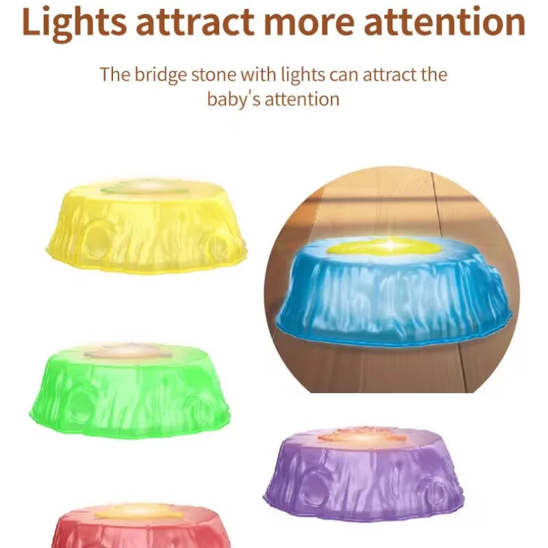 GlowSteps – Leuchtende Balance-Steine