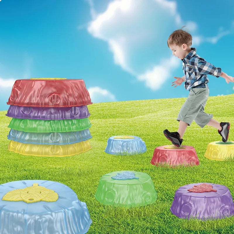 GlowSteps – Leuchtende Balance-Steine