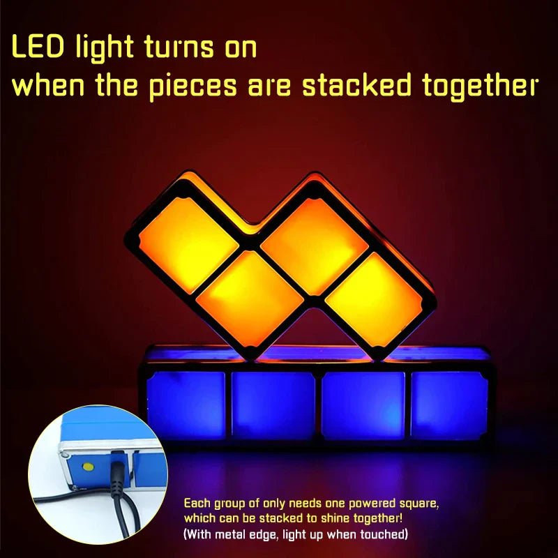 BlockGlow – Kreative Tetris-Nachtlampe