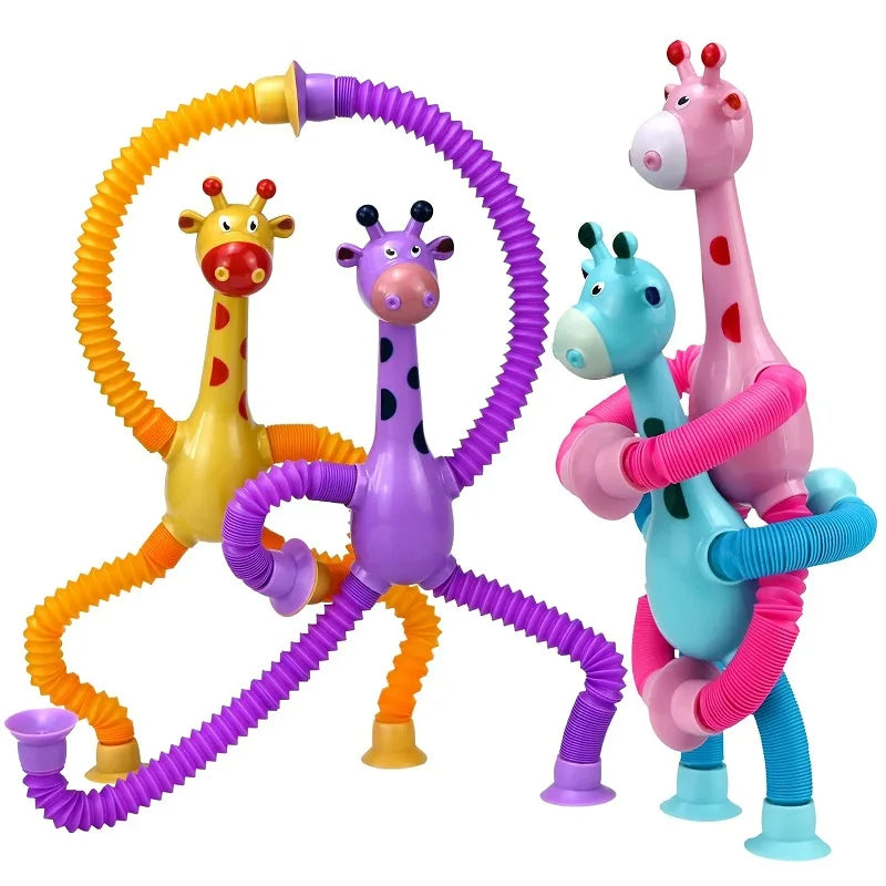 FlexiGiraff Pop & Stick – Sensorisches Saugnapf Spielzeug