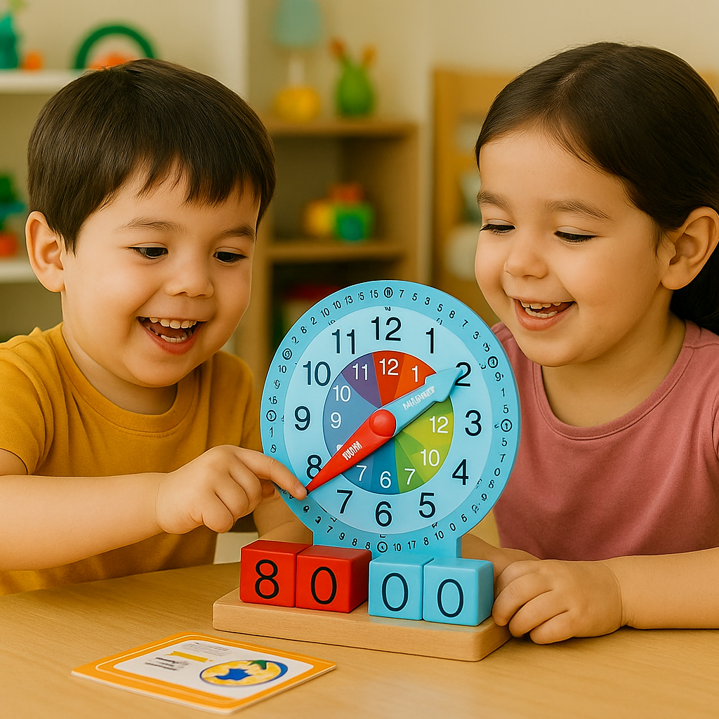 Timelino – Das Montessori-Uhrzeitspiel