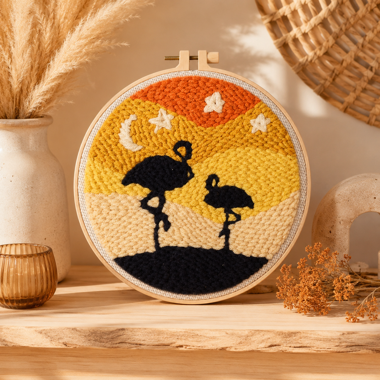 LoopArt Kreativset – Punch Needle Stickset für Kinder & Familien