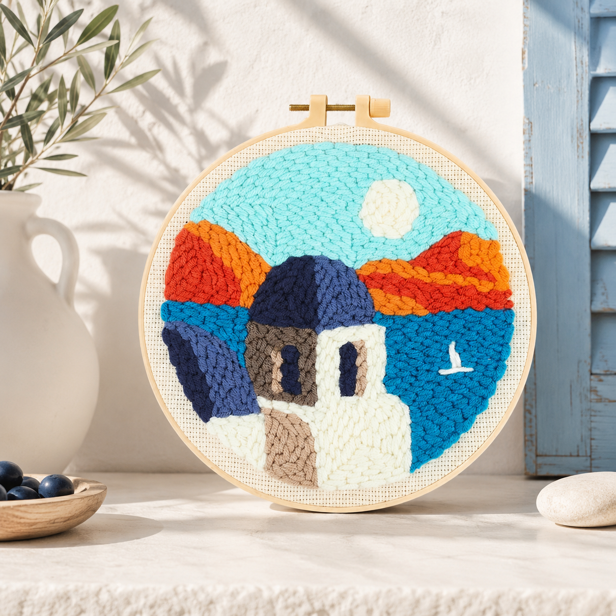 LoopArt Kreativset – Punch Needle Stickset für Kinder & Familien