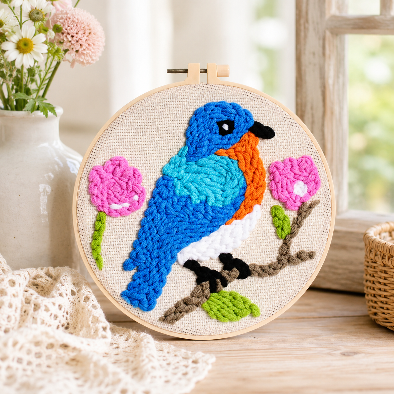 LoopArt Kreativset – Punch Needle Stickset für Kinder & Familien