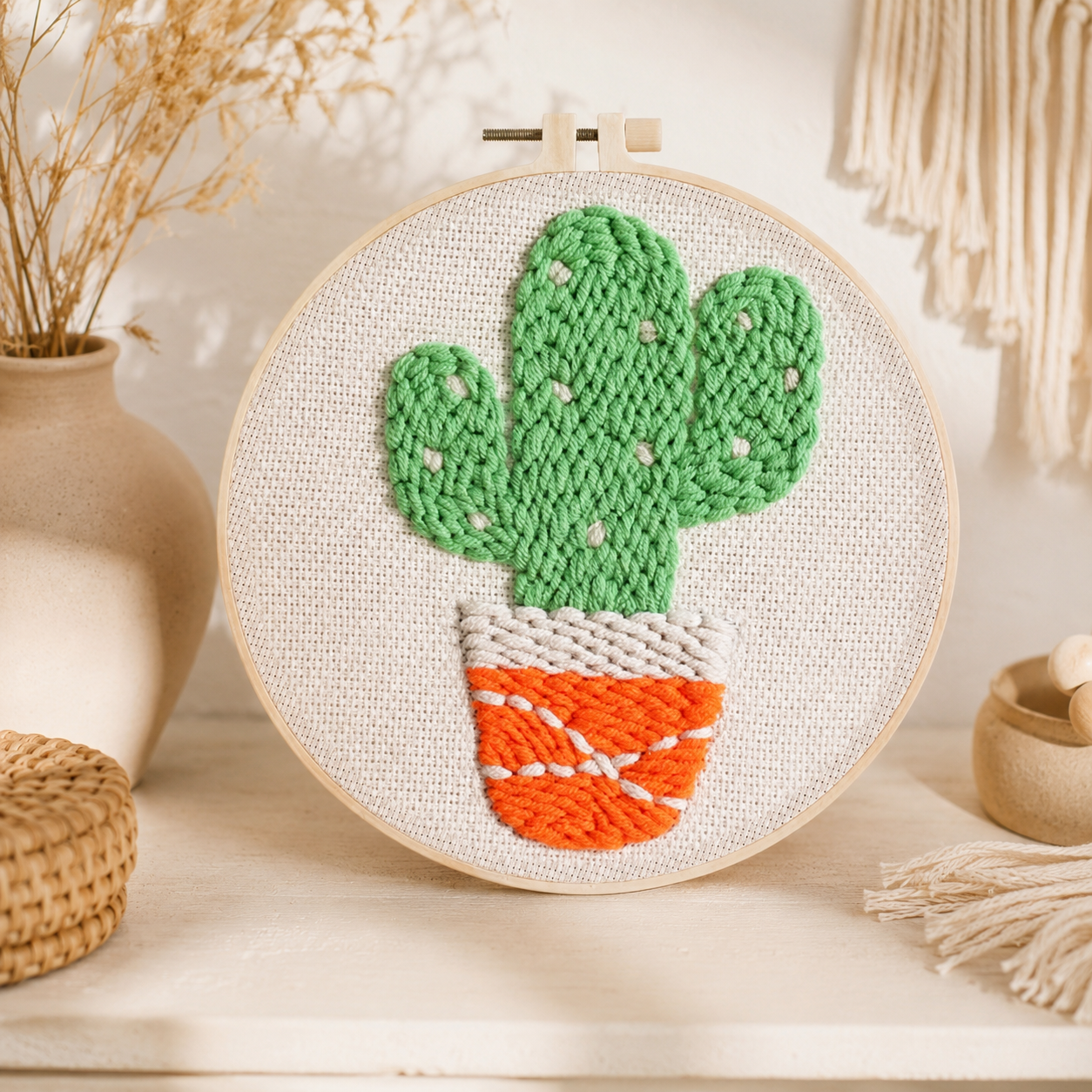 LoopArt Kreativset – Punch Needle Stickset für Kinder & Familien