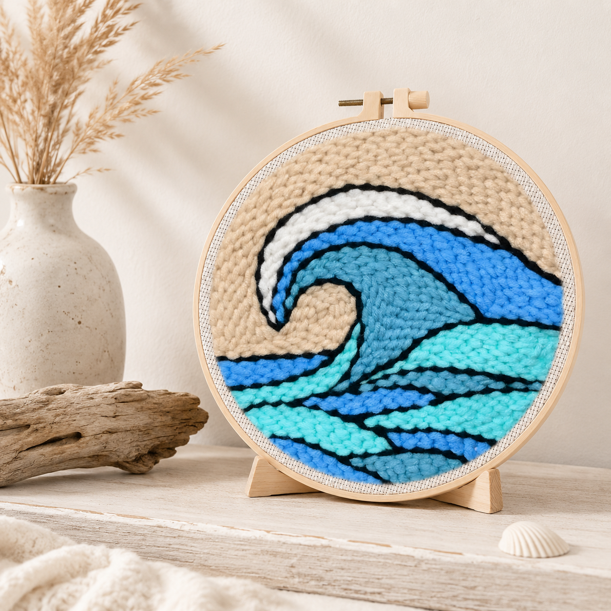 LoopArt Kreativset – Punch Needle Stickset für Kinder & Familien