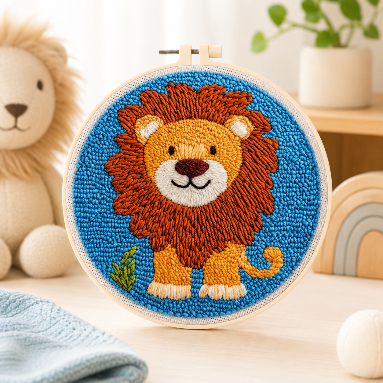 LoopArt Kreativset – Punch Needle Stickset für Kinder & Familien