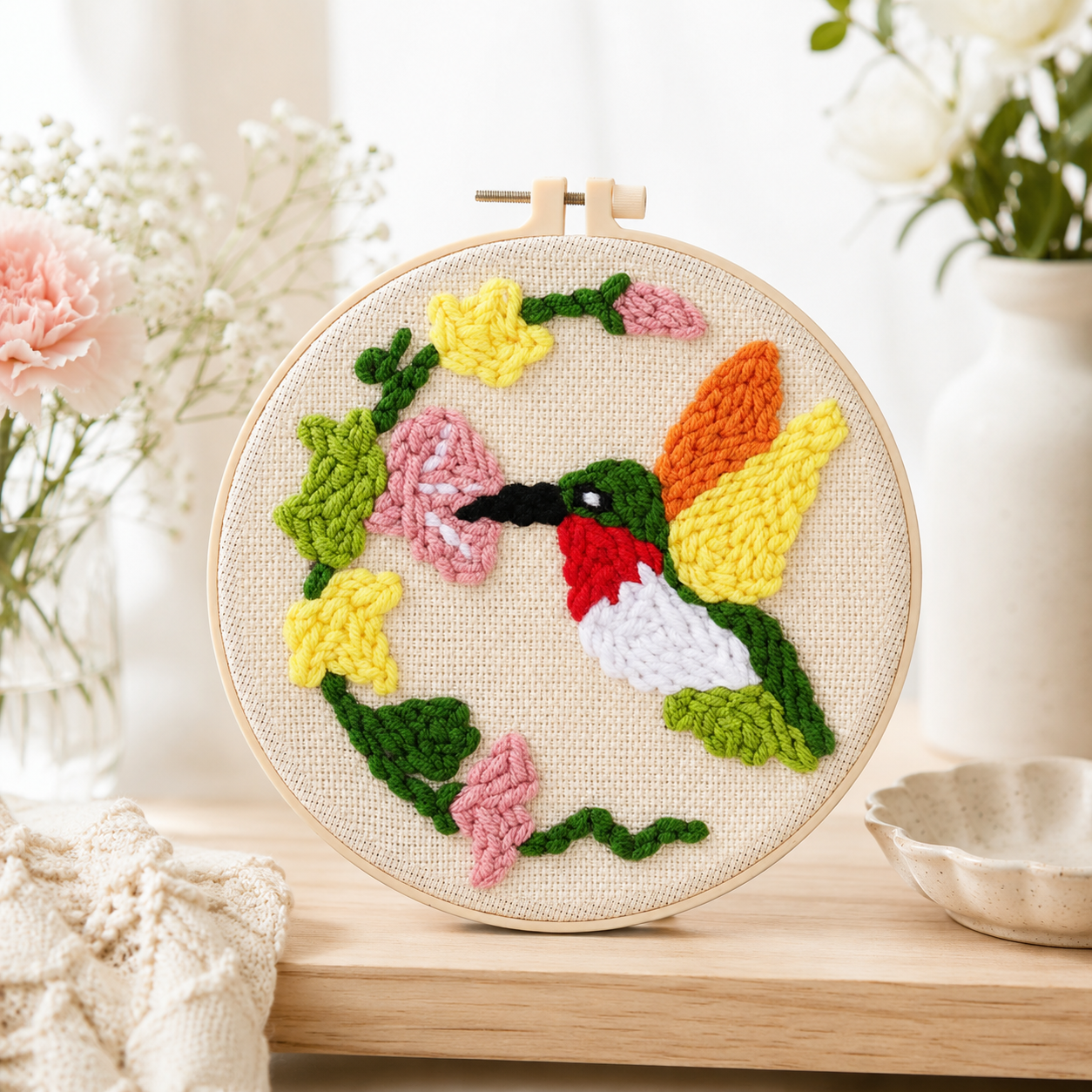 LoopArt Kreativset – Punch Needle Stickset für Kinder & Familien
