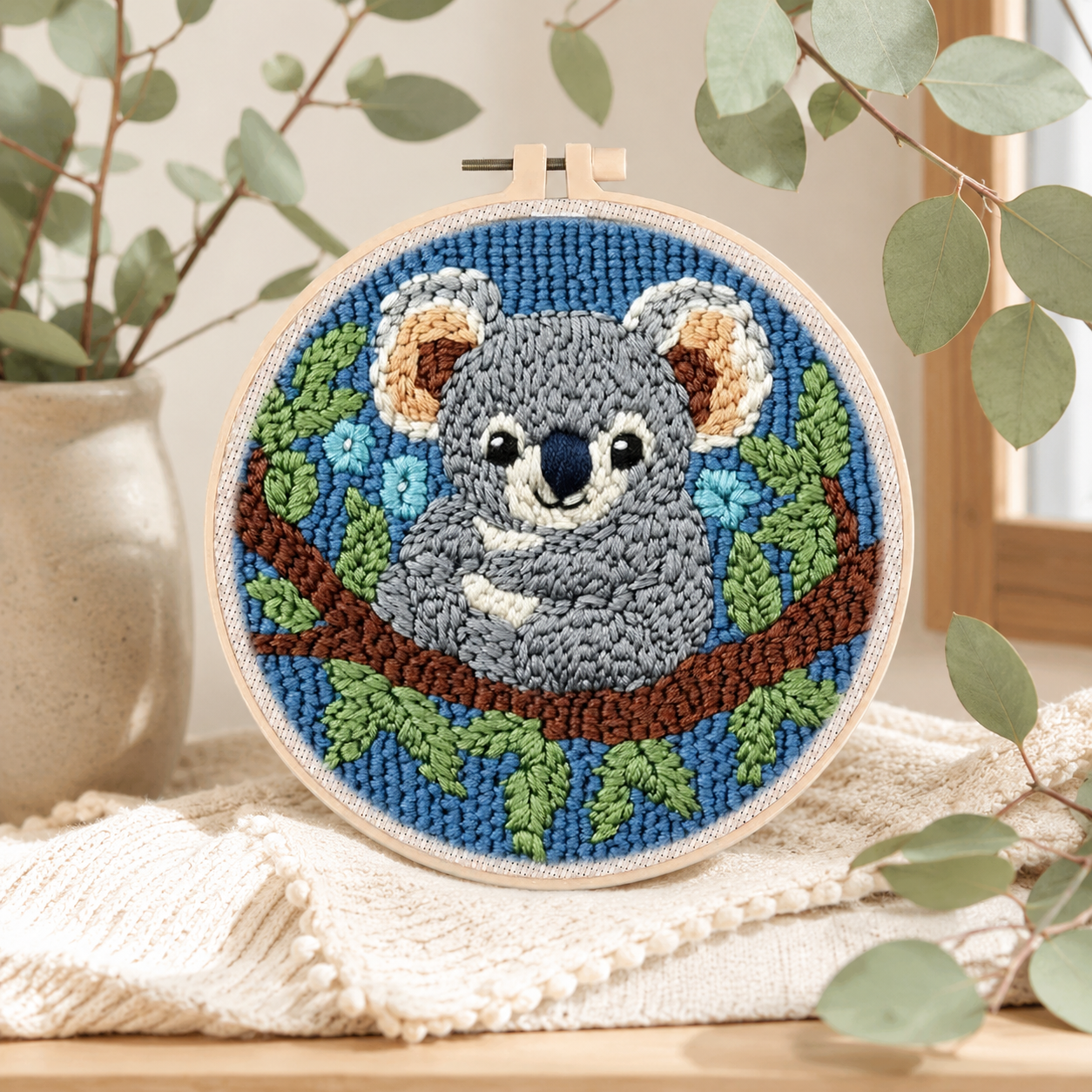 LoopArt Kreativset – Punch Needle Stickset für Kinder & Familien