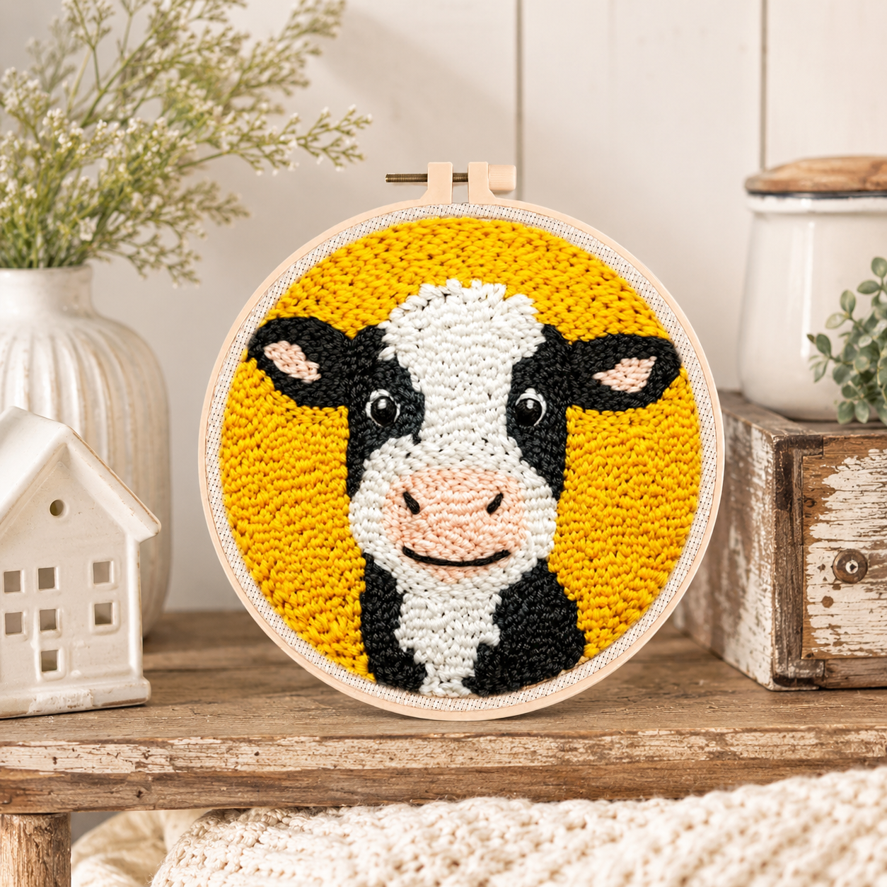 LoopArt Kreativset – Punch Needle Stickset für Kinder & Familien