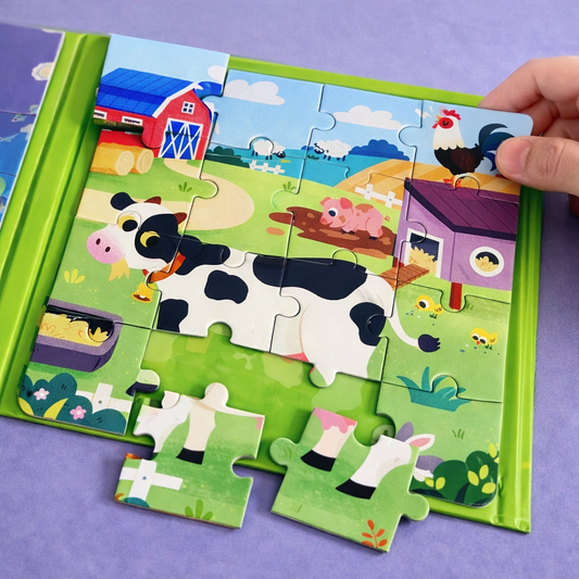 MagnaStory Book – Magnetisches Puzzle-Abenteuer für kleine Entdecker