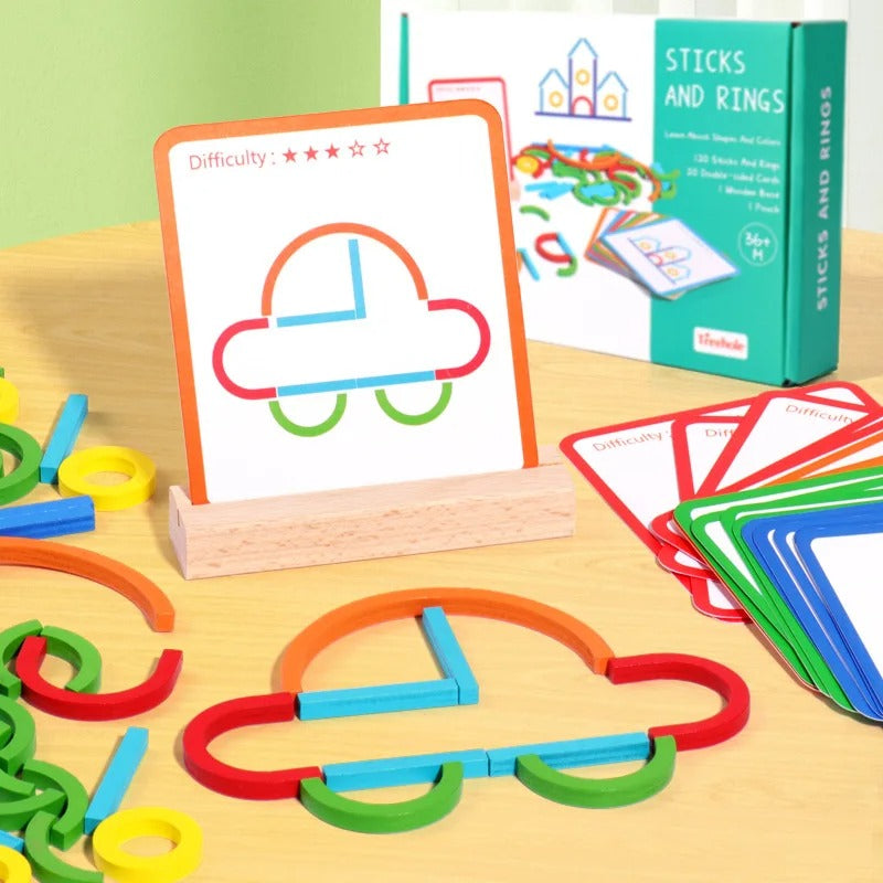 FormenWald Steckspiel – Montessori Lernpuzzle