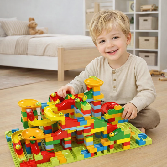 MarbleCraft – Die kreative Baustein-Murmelbahn