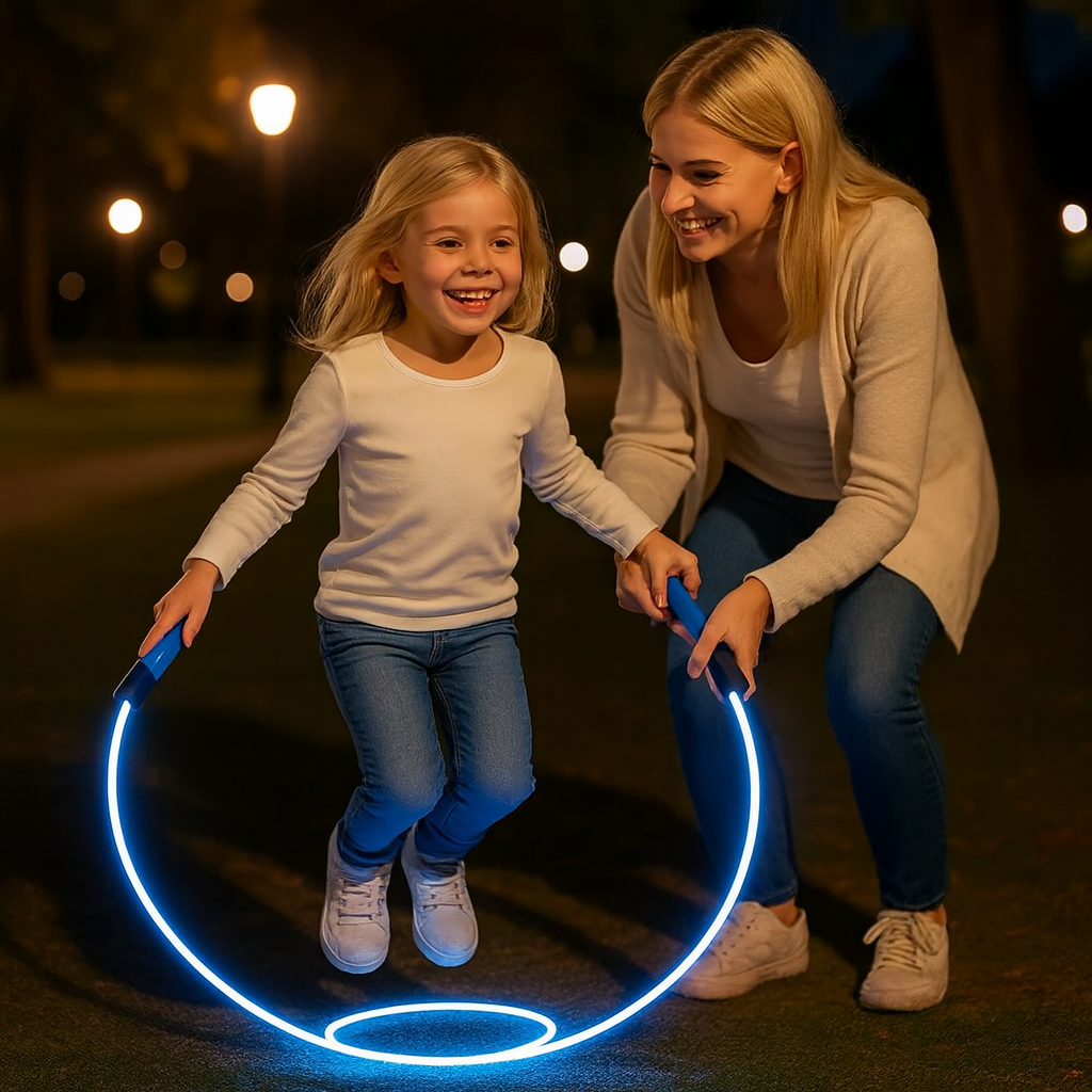 GlowJump – Das Leuchtende LED-Springseil