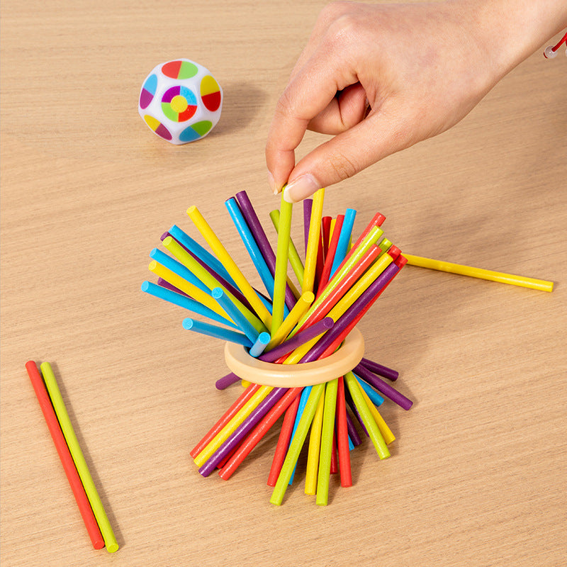 BrainDrop Trio – 3in1 Holz-Geschicklichkeitsspiel für Kinder