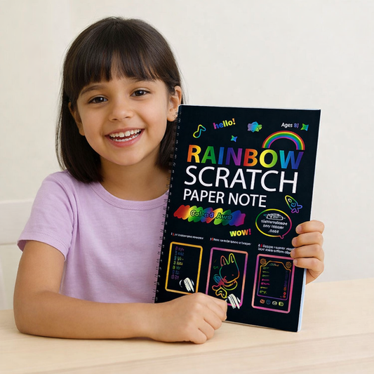 Magisches Regenbogen Kratzpapier