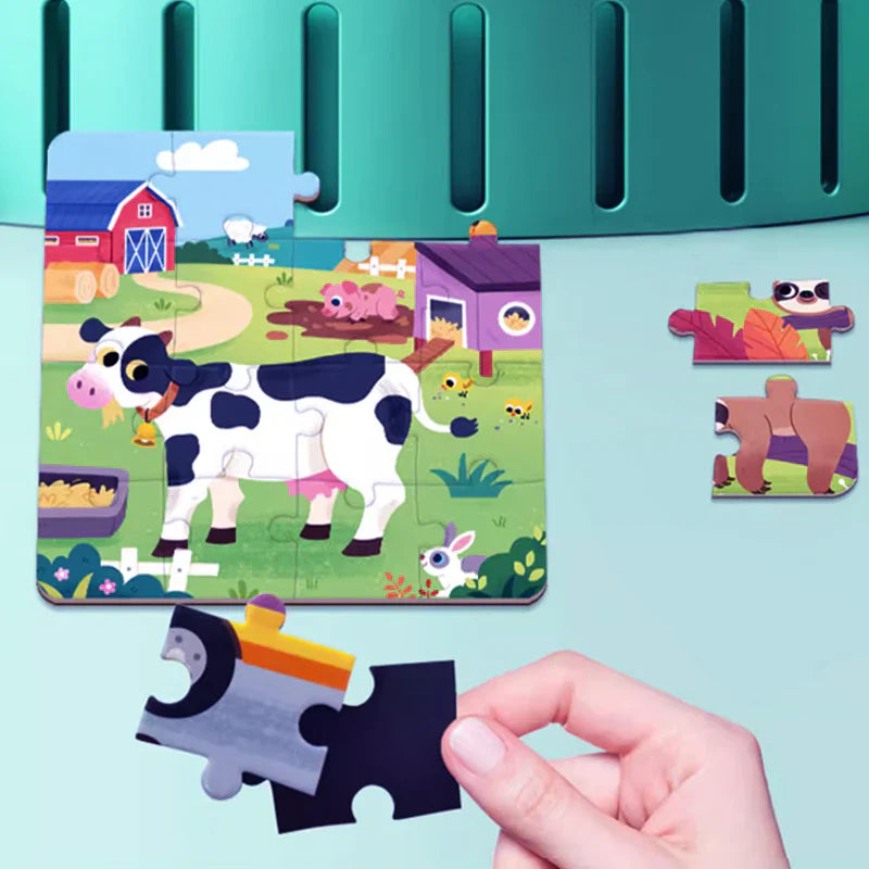 MagnaStory Book – Magnetisches Puzzle-Abenteuer für kleine Entdecker