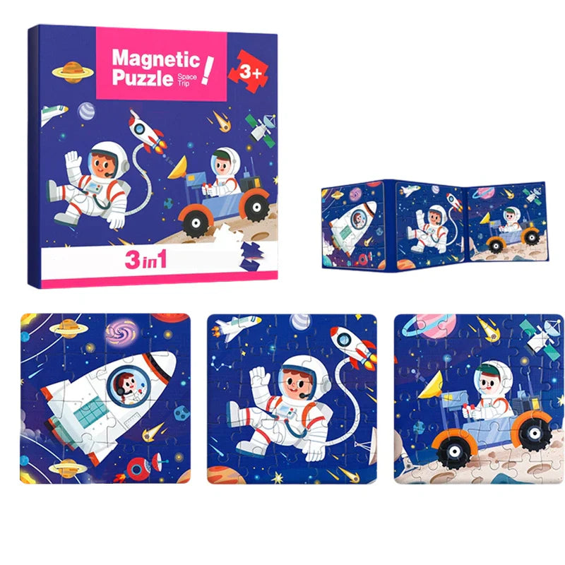 MagnaStory Book – Magnetisches Puzzle-Abenteuer für kleine Entdecker