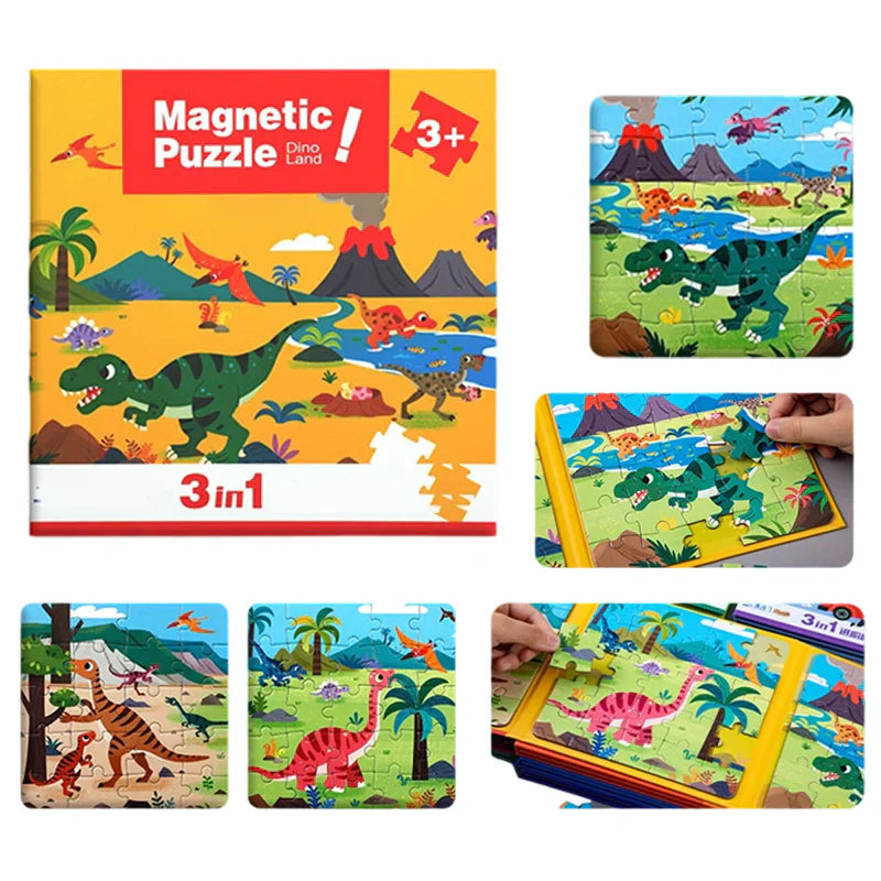 MagnaStory Book – Magnetisches Puzzle-Abenteuer für kleine Entdecker