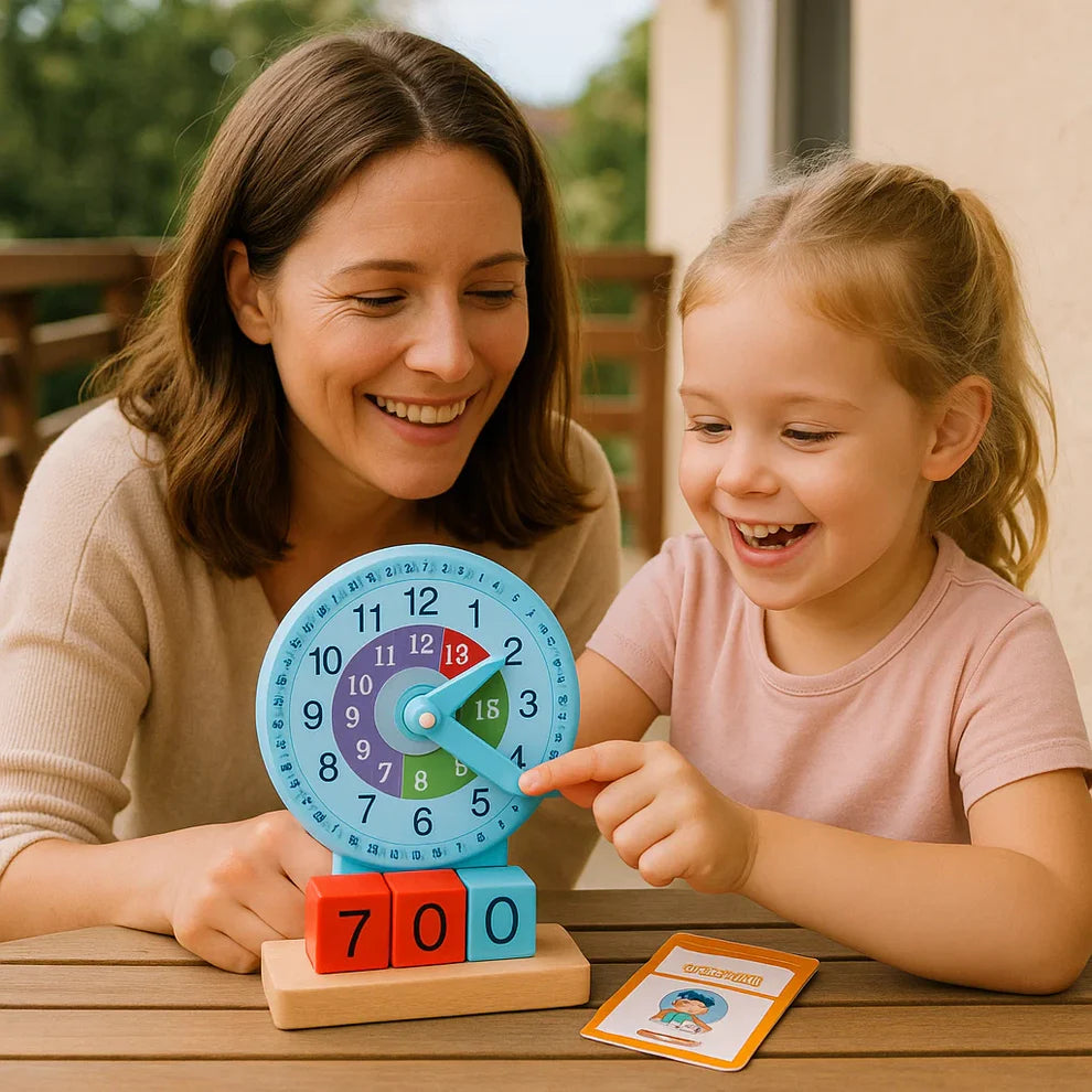 Timelino – Das Montessori-Uhrzeitspiel