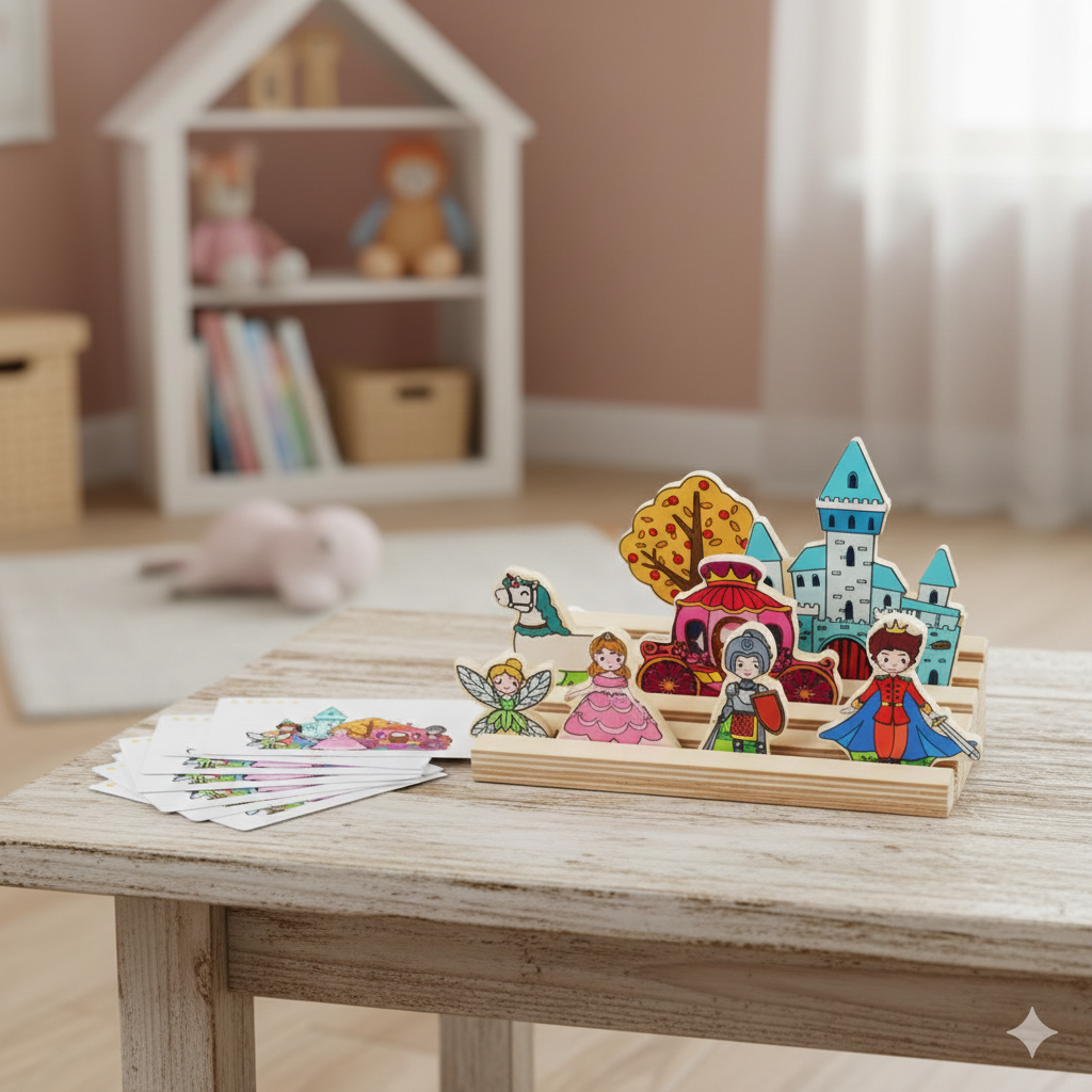 TierSchloss Abenteuer – 3D Holzpuzzle
