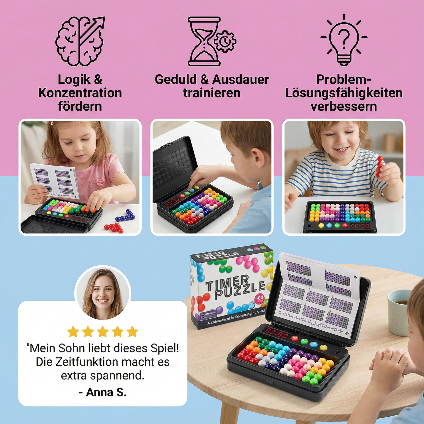 BrainSpark 500 – Logik-Denkspiel