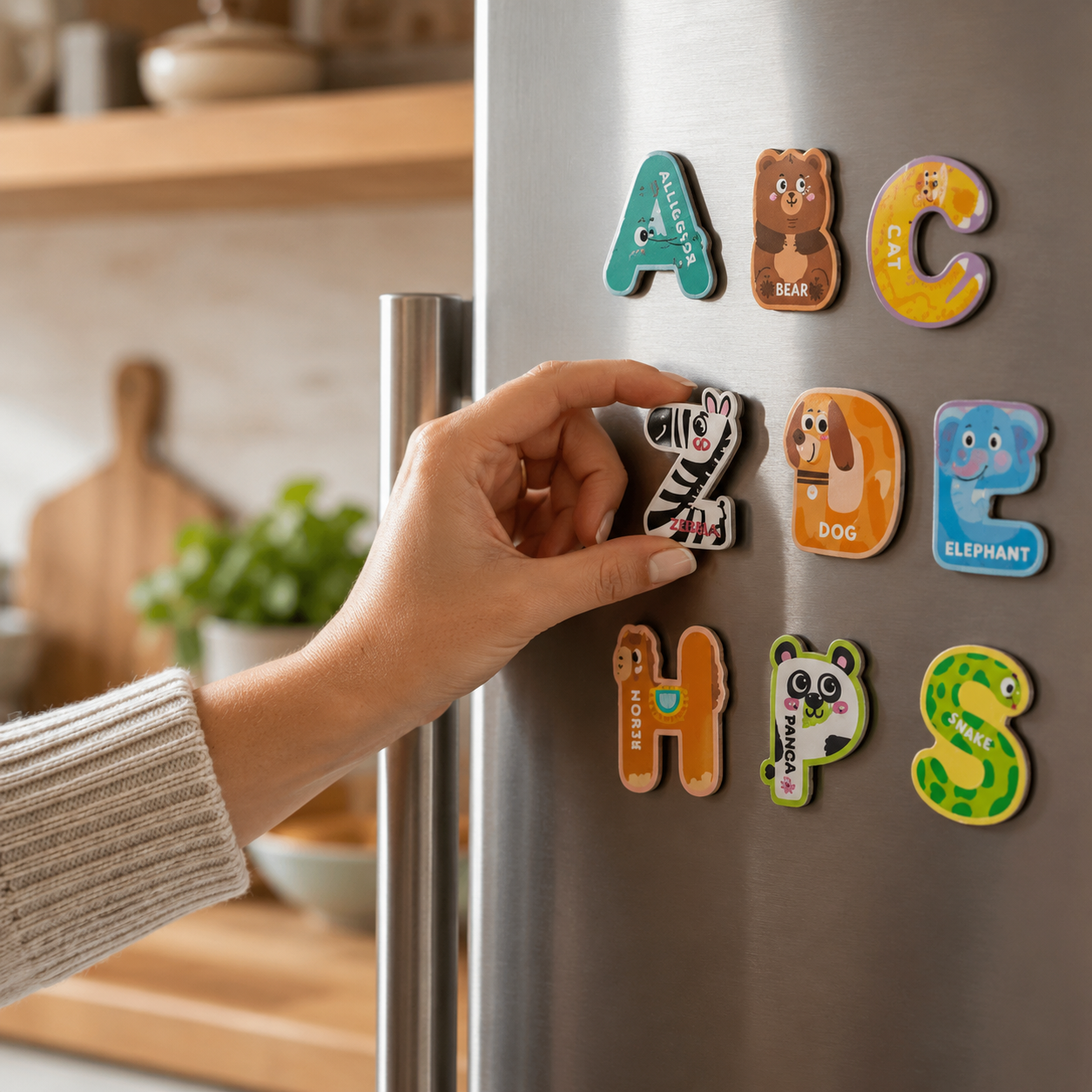 ZooABC Magnetbuchstaben – Tierisches Alphabet Lernset