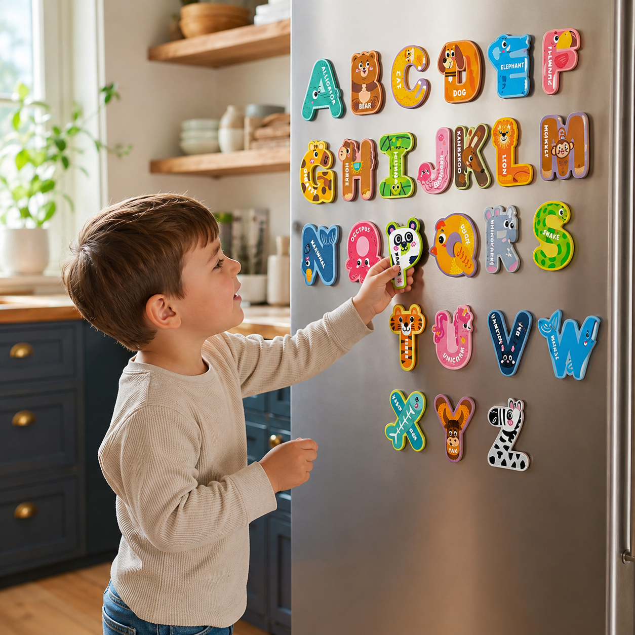 ZooABC Magnetbuchstaben – Tierisches Alphabet Lernset